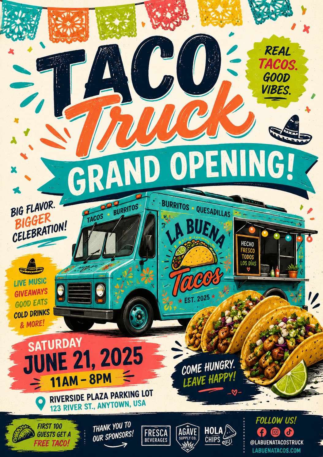 Taco Truck Grand Opening